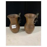 PR COPPER PITCHERS, METAL CONSTRUCTION, ORNATE