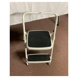 COSCO FOLDING STEP STOOL, METAL CONSTRUCTION,