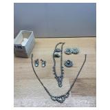 ASSORTED COSTUME JEWELRY, RHINESTONE NECKLACES,
