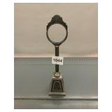 DECORATIVE STAND, METAL CONSTRUCTION, PATINATED