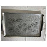 WENDELL AUGUST FORGE TRAY, HAND-HAMMERED