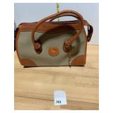 DOONEY & BOURKE ALL-WEATHER LEATHER SATCHEL, TAN