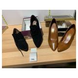 RUSH HOUR, LACE-UP OXFORDS, BLACK SUEDE, POINTED