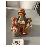 TERRACOTTA FIGURINE, GROUP OF FIGURES READING,