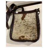 SURBILA LEATHER CROSSBODY BAG, HAIR-ON-HIDE FRONT