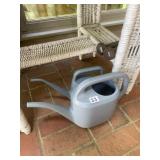 PLASTIC WATERING CANS, GREY FINISH, DUAL HANDLES,