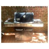 WEBER SPIRIT GAS GRILL, STAINLESS STEEL SIDE