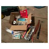 INCLUDES NORMARK FILLET KNIFE W/ LEATHER SHEATH,
