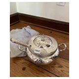MERIDEN MFG CO SILVER-PLATE SOUP TUREEN,