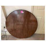 ROUND WOODEN TABLE TOP, LAMINATE FINISH, DARK