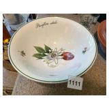 APILCO ELYSIAN GARDEN PORCELAIN BOWL, WHITE