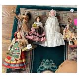 COLLECTIBLE DOLLS, INCLUDES TRADITIONAL COSTUMED