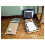PICTURE FRAMES, INCLUDES ASSORTED SIZES, WOOD AND