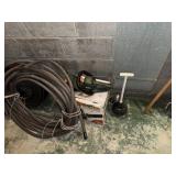 INCLUDES GARDEN HOSE, PLUNGER, HAND-HELD GARDEN