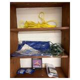 INCLUDES YELLOW POLY ROPE, BLUE TARP, PARKER HOT