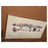 JANE MASON BURKE PRINT, BEARLY BALLET, TEDDY