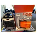 CERAMIC FAN HEATER, 1500W, 120V, PORTABLE,
