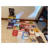 ASSORTED HARDCOVER AND SOFTCOVER BOOKS, INCLUDES