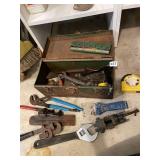 METAL TOOLBOX, INCLUDES XCELITE NUT DRIVER SET,