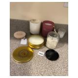 ASSORTED SCENTED CANDLES, INCLUDES VENICE CANDLE