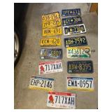 PENNSYLVANIA LICENSE PLATES, INCLUDES KEYSTONE