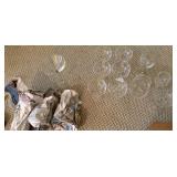 CRYSTAL STEMWARE, ASSORTED PATTERNS, INCLUDES
