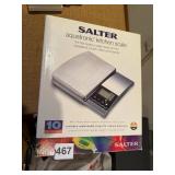 SALTER AQUATRONIC KITCHEN SCALE, STAINLESS STEEL