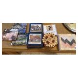 COASTERSTONE MARBLE COASTERS, ASSORTED DESIGNS,