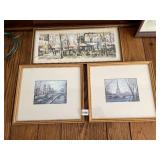 ART PRINTS, PARIS THEMES, INCLUDES EIFFEL TOWER