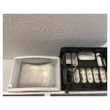 PLASTIC STORAGE CONTAINERS, INCLUDES ONE CLEAR