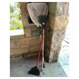 GARDEN TOOLS, INCLUDES TELESCOPING POOL NET,