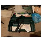 FALCON FILLET KNIFE, PLASTIC TACKLE BOX, INCLUDES