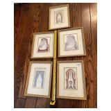 INTERIOR DESIGN PRINTS, INCLUDES FURNITURE AND