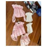 CHILDREN'S SMOCKED DRESSES, COTTON BLEND,