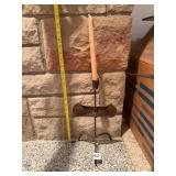 RUSTIC METAL CANOE CANDLE HOLDER, TRIPOD BASE,