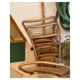 METAL FOLDING CHAIRS SET, FOLDING TABLE, PLASTIC
