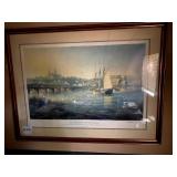 PAUL MCGEHEE PRINT, OLD GEORGETOWN ON THE
