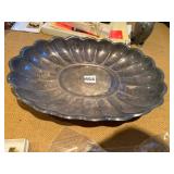 REED & BARTON SILVER-TONE SERVING TRAY, OVAL