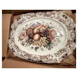 JOHNSON BROS WINDSOR WARE OVAL SERVING PLATTER,