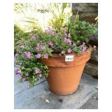 TERRACOTTA PLANTER, ROUND, TAPERED FORM, INCLUDES