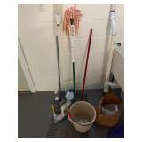 CLEANING SUPPLIES, INCLUDES MOPS, BUCKET, SOFT