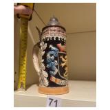 ORIGINAL KING CERAMIC STEIN, HEIDELBERG CREST,