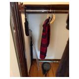 IZOD FLEECE JACKET, HEAD TENNIS RACKET W/ COVER,