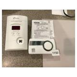 KIDDE CARBON MONOXIDE ALARM, FIRST ALERT CARBON