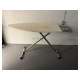 IRONING BOARD, METAL FRAME, ADJUSTABLE HEIGHT,