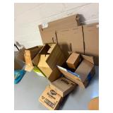 ASSORTED CARDBOARD INCLUDES BANKERS BOX FOLDING