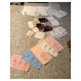 ASSORTED LINEN HANDKERCHIEFS, INCLUDES