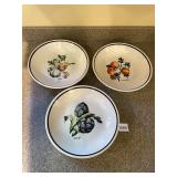 OVER AND BACK, INC. PORCELAIN BOWLS, VEGETABLE
