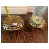 DECORATIVE CRAFTS INC. BRASS STANDS, PIERCED