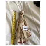 CLOTH DOLL, MIDDLE EASTERN STYLE ATTIRE, STRIPED